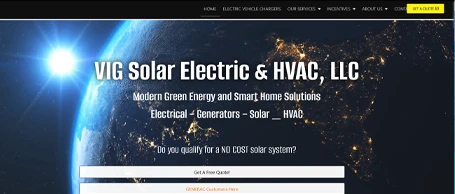 VIG website design project by Starfire Web Design
