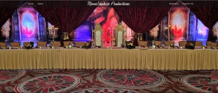 Moon Shakers Productions website design